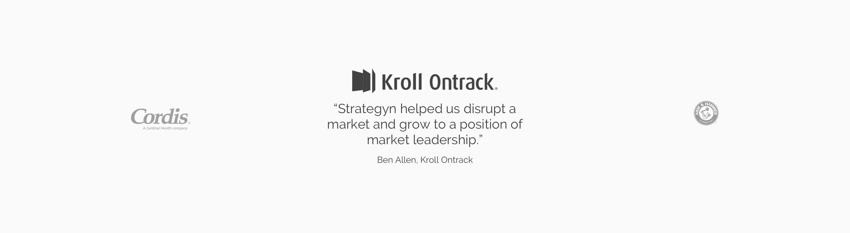 Kroll Outcome Driven Innovation Testimonial