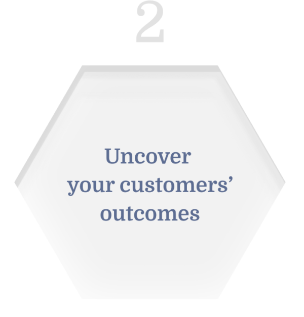 2 - Uncover your Customers' Outcomes