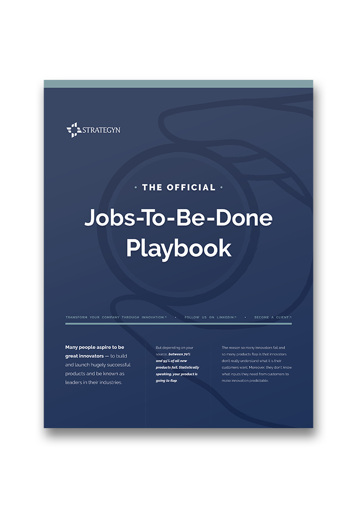 The Official Jobs to be Done Playbook Strategyn